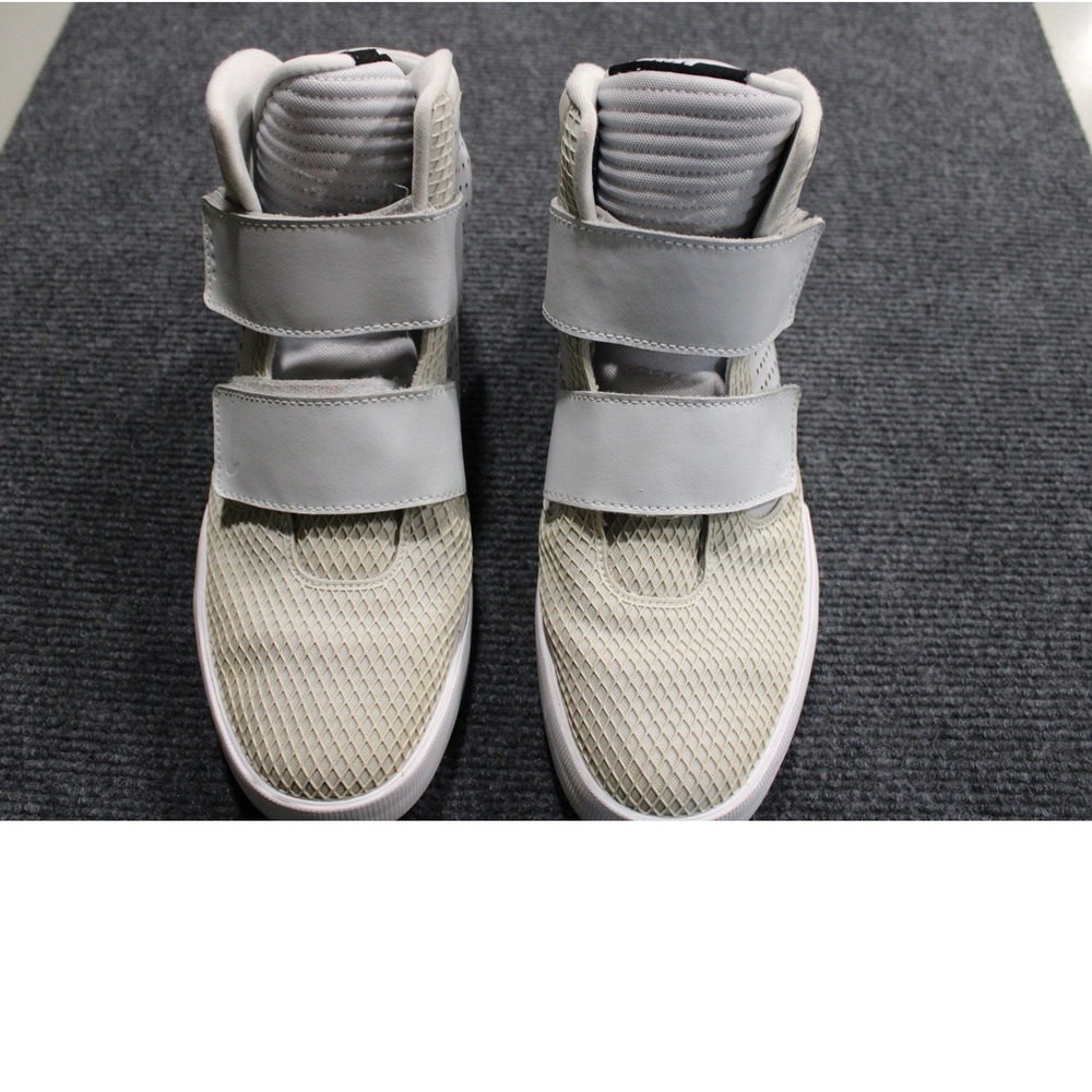 Nike Flystepper 2K3 High Top Wolf Grey White Mens Sneakers 644576-002 Size 9